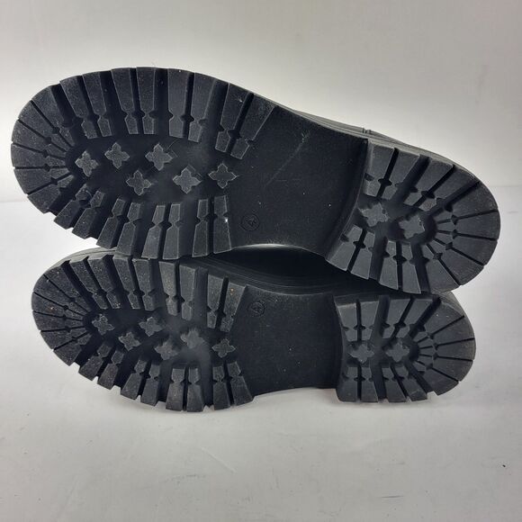 Nordstrom Margot Women’s Chelsea Ankle Boots Black Heart Chain Size 4M - Picture 11 of 13